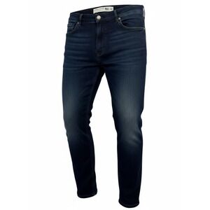 Barbell Apparel Mens 34x34 Jeans Dark Indigo Stretch Denim (HH21)
